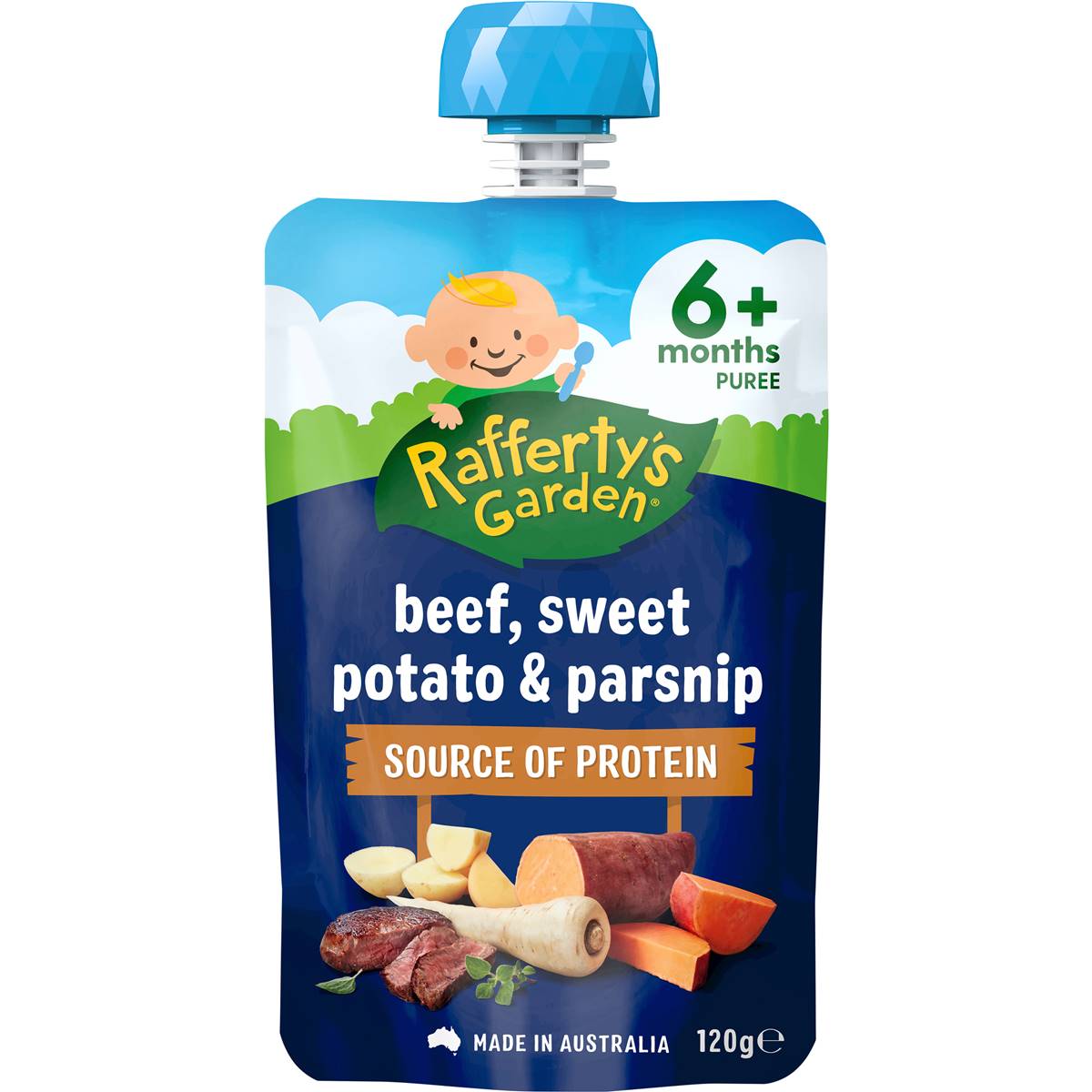 Rafferty's Garden 6m+ Beef, Sweet Potato & Parsnip 120g