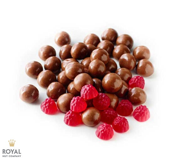 RNC Milk Choc Raspberries - 300g