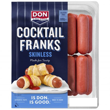 DON Franks Cocktail Skinless 600g