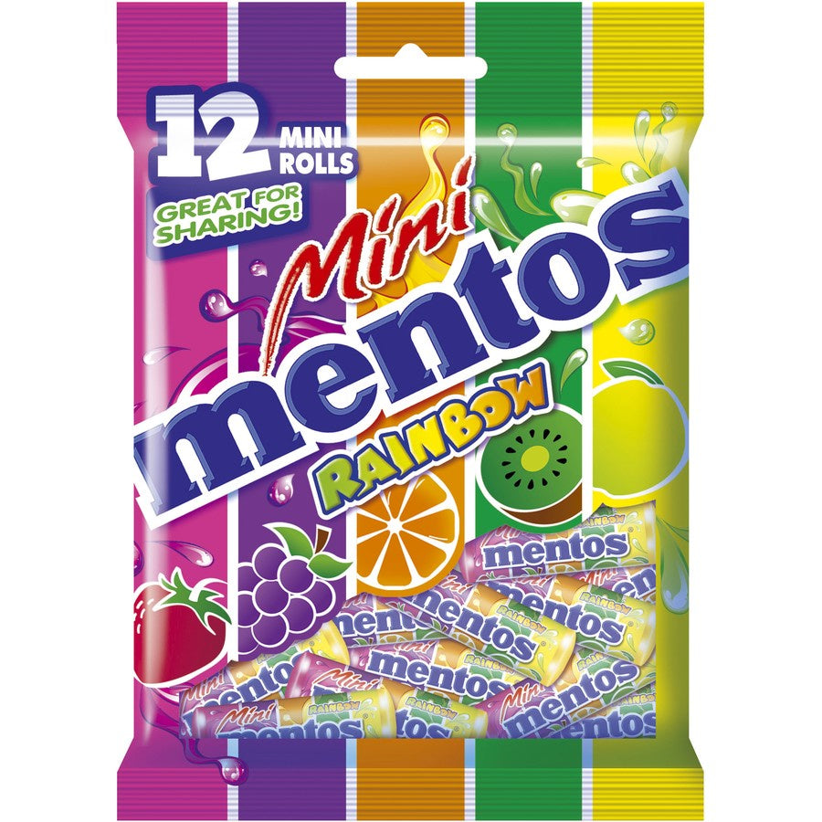 Mentos Mini Rainbow Bag 120g