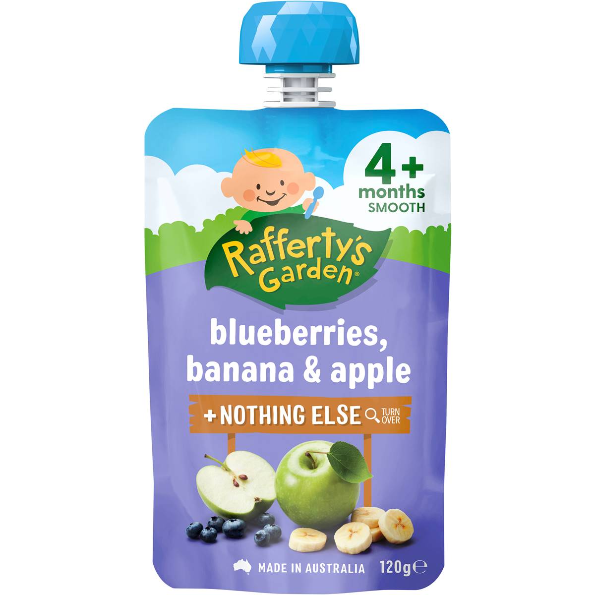 Rafferty's Garden 6m+ Custard Blueberry Banana 120g