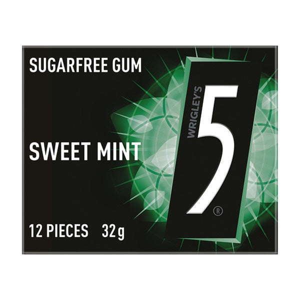 Wrigley's 5 Sweet Mint Gum 32gm