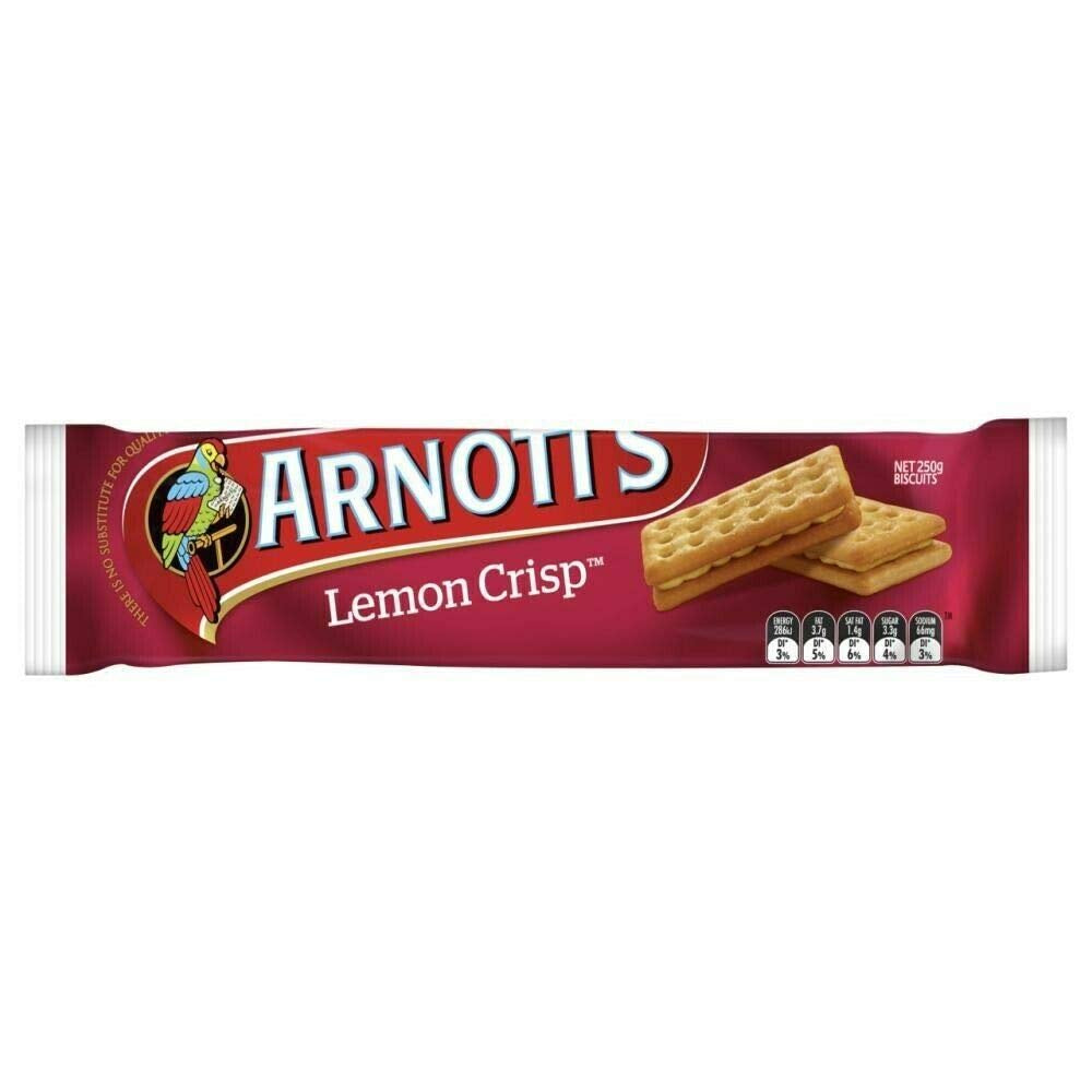 Arnotts Lemon Crisp 250g