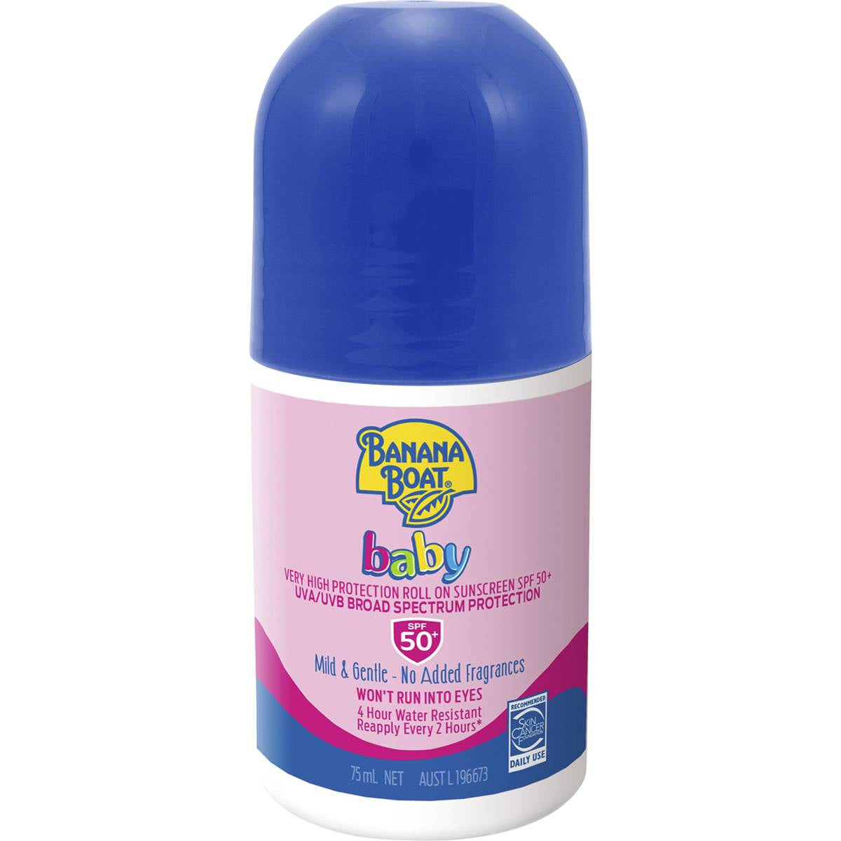 Banana Boat Spf 50+ Baby Sunscreen Roll On 75g