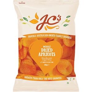 JC's Dried Apricots 200g