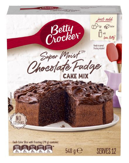 Betty Crocker Super Moist Chocolate Fudge Cake Mix 450g