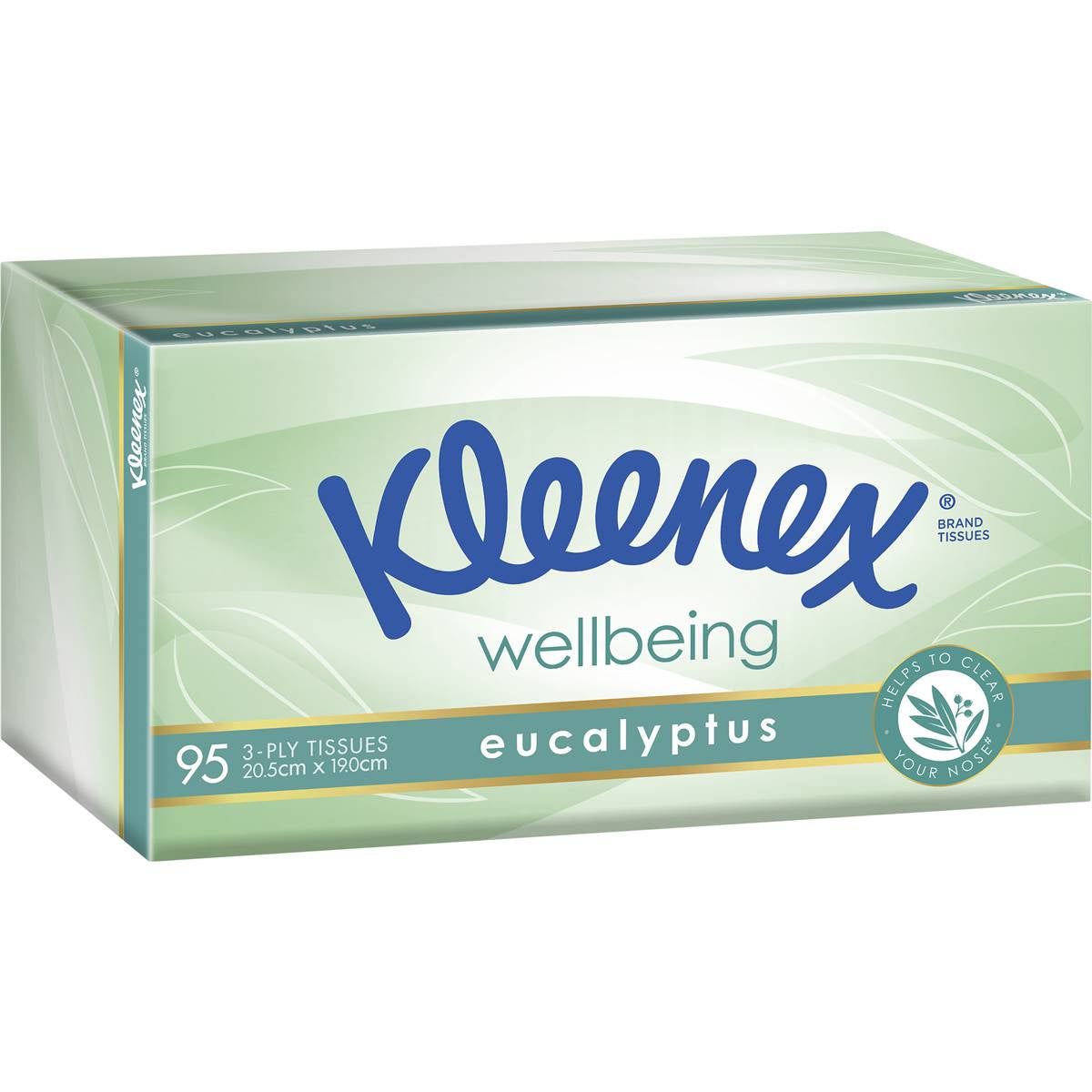 Kleenex Special Care Eucalyptus 3 Ply Facial Tissues 95pk