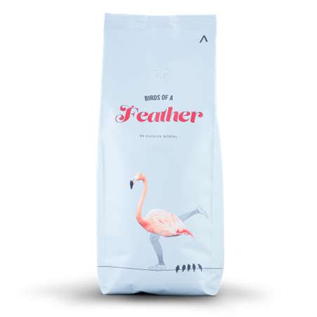 Whole Roast Coffee Beans Birds Of A Feather 500g