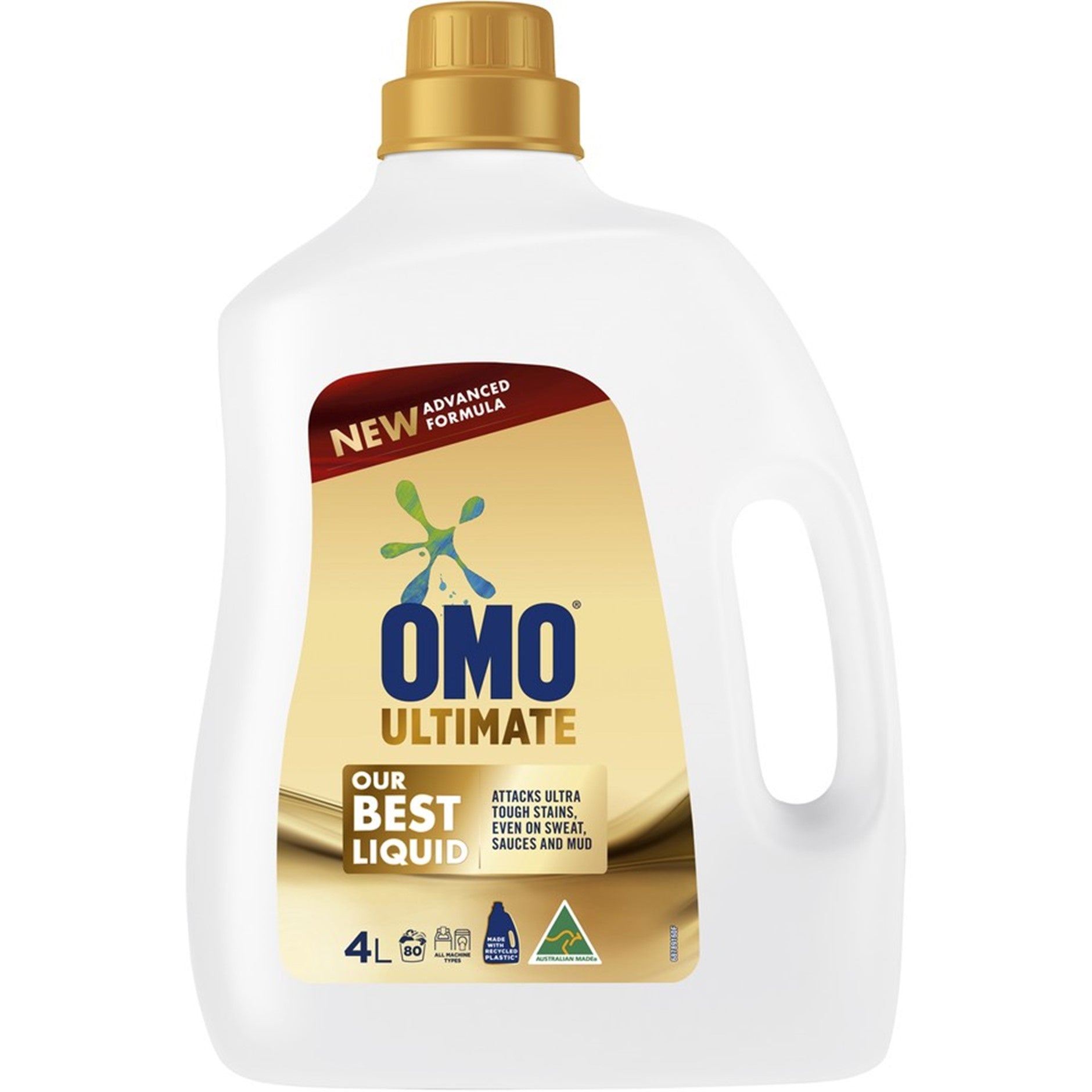 Omo Ultimate Laundry Liquid Front & Top Load 4L