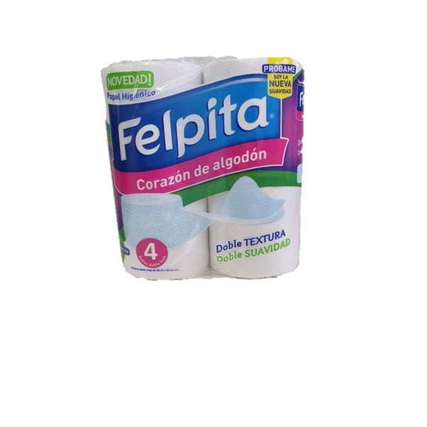 Felpita Toilet Tissue 2ply 4pk