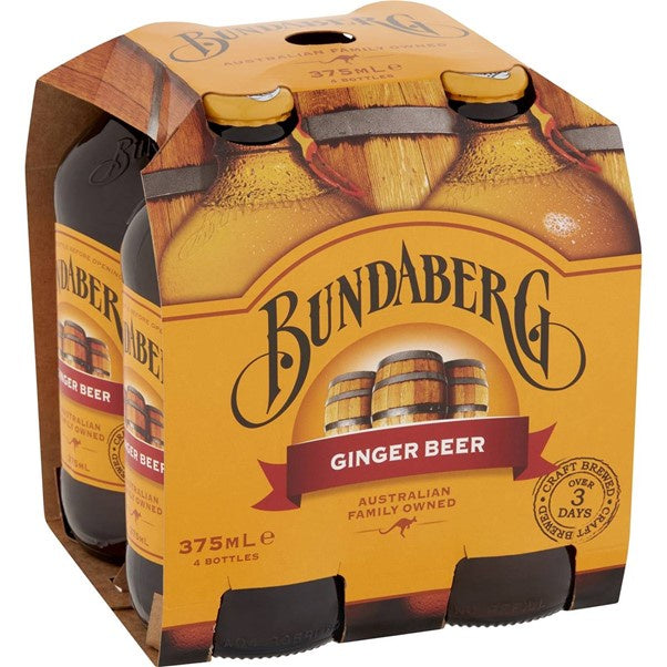 Bundaberg Ginger Beer 4x375ml