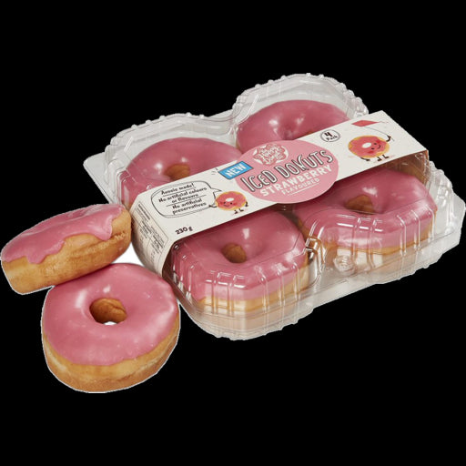 Happy Donut 4pk 230g - Strawberry