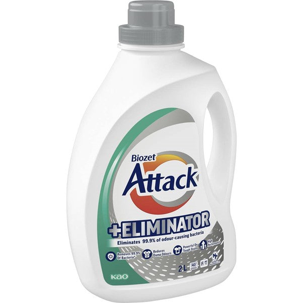 Biozet Attack Laundry Liquid Plus Eliminator 2L