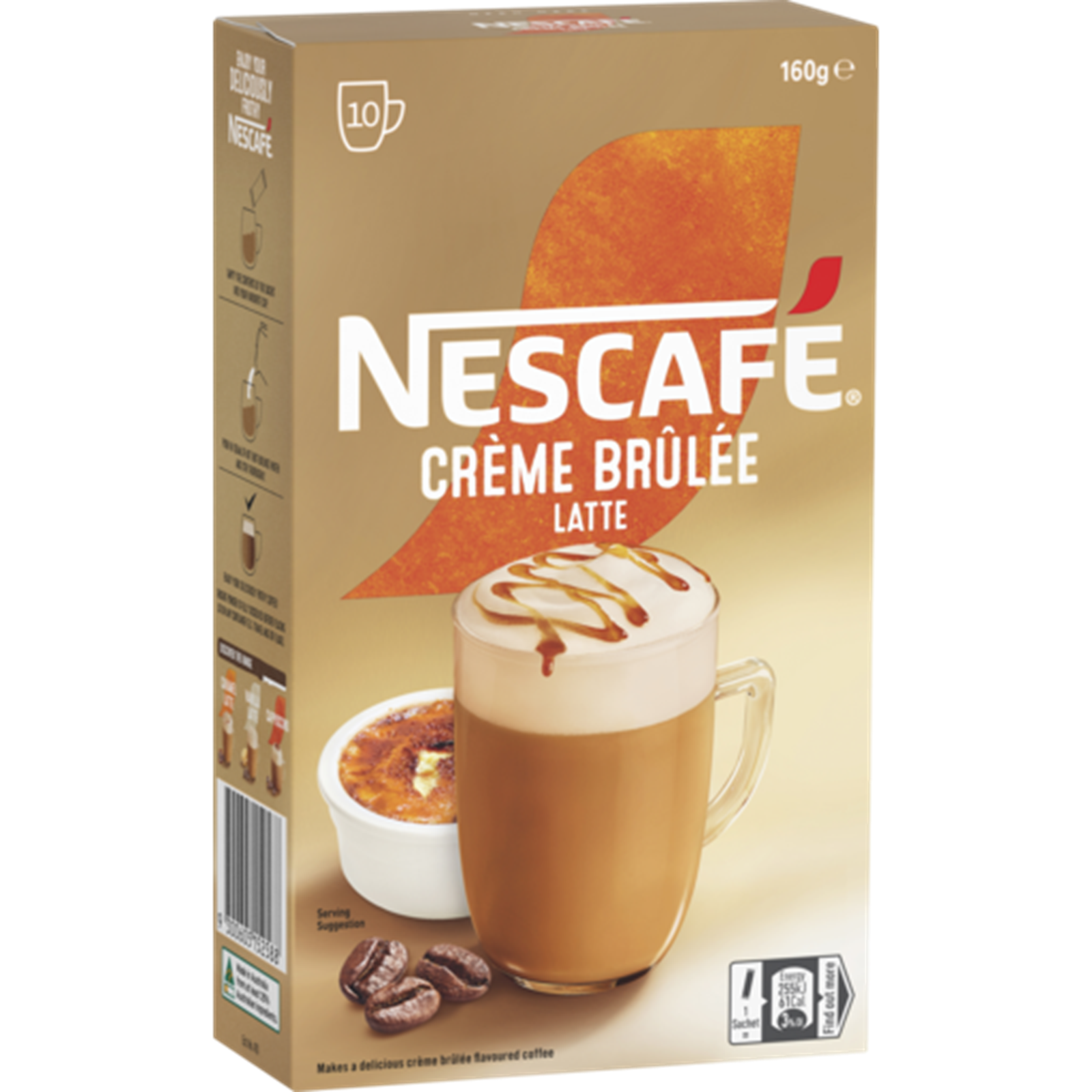 Nescafe Coffee Sachets Creme Brulee 10pk