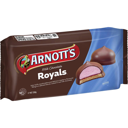 Arnott's Chocolate Biscuits Royals 200g