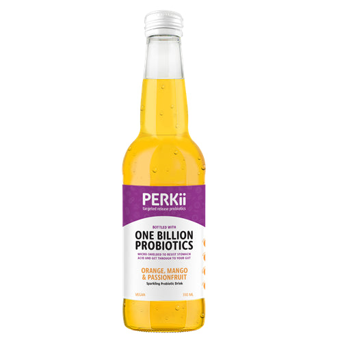 Perkii Sparkling Orange Mango Passionfruit 350ml