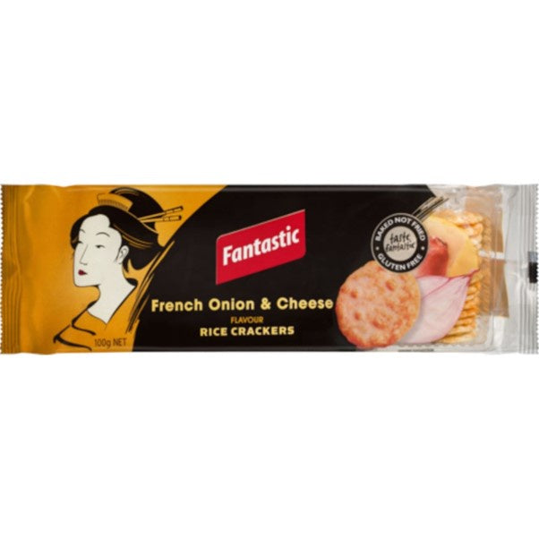 Fantastic Rice Crackers - French Onion 100gm