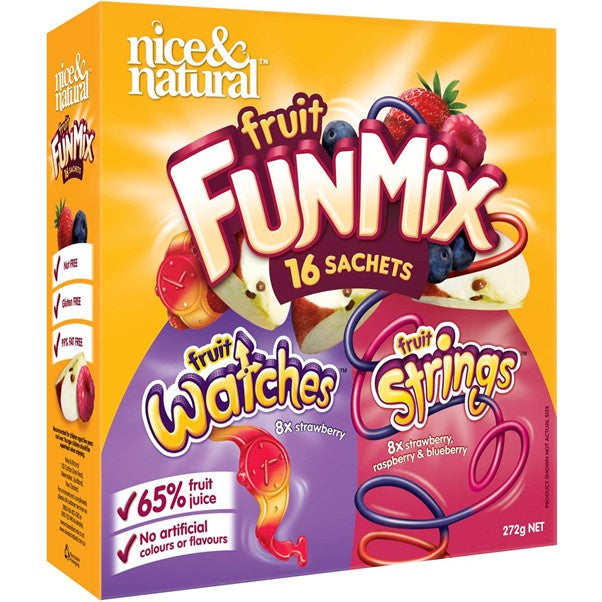 Nice & Natural Fruit Fun Mix 16pack 272g