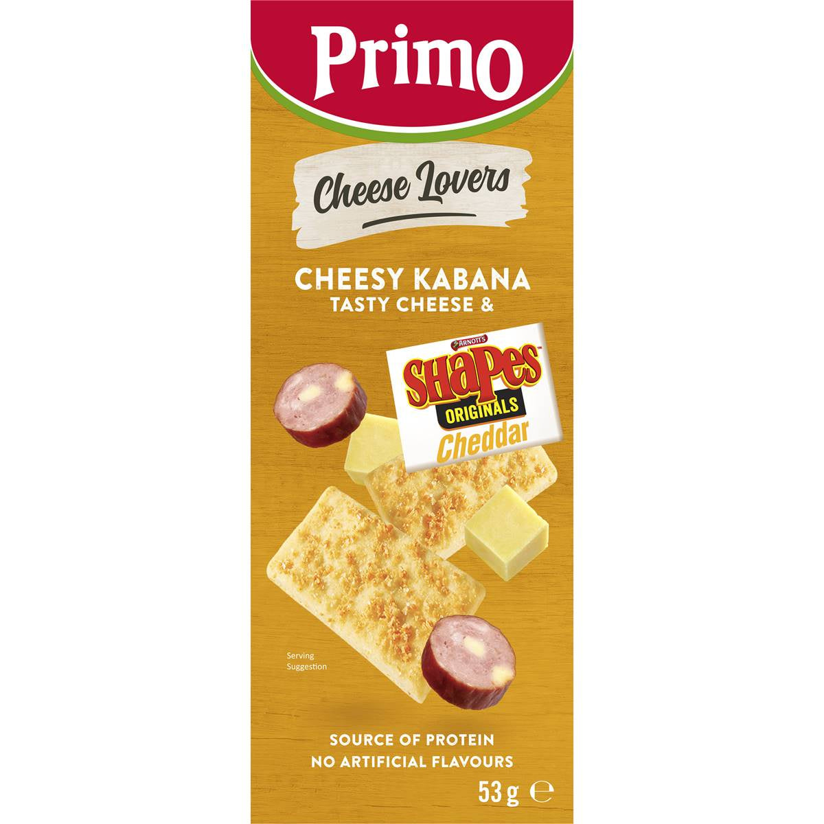 Primo Trio 53g - Cheese, Kabana & Shapes