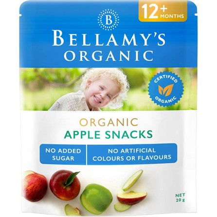 Bellamy's Organics Apple Snacks 20g