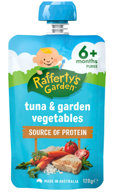 Rafferty's Garden 6m+ Tuna & Garden Vegetables 120g