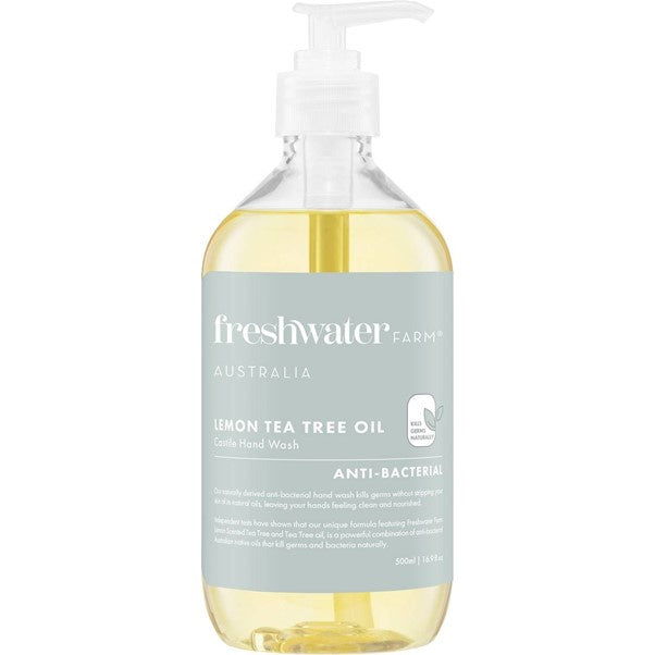 Freshwater Farm Castile Hand Wash 500ml - Lemon Tea Tree Oil