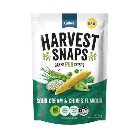 Harvest Snap Peas Sour Cream 120g