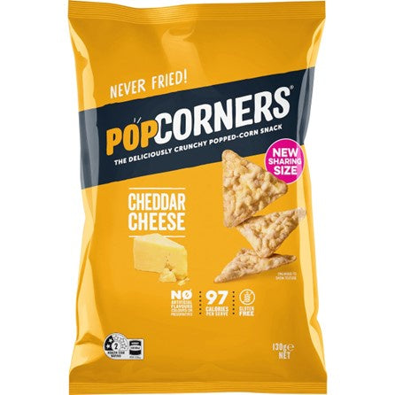 Popcorners Cheddar Cheese 130g