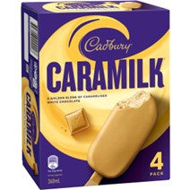 Cadbury Caramilk Ice Creams 4 Pack