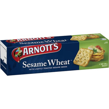 Arnotts Sesame Wheat Crackers 250g