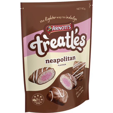 Arnott's Treatles Neapolitan 90g