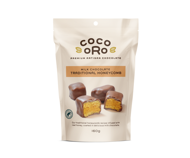 Coco Oro Honeycomb Milk Chocolate & Honey 160g