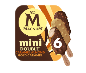 Magnum Ice Cream Mini Caramel Mix 6pk