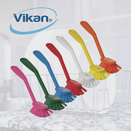 Vikan Dish Brush w/Scraping Edge