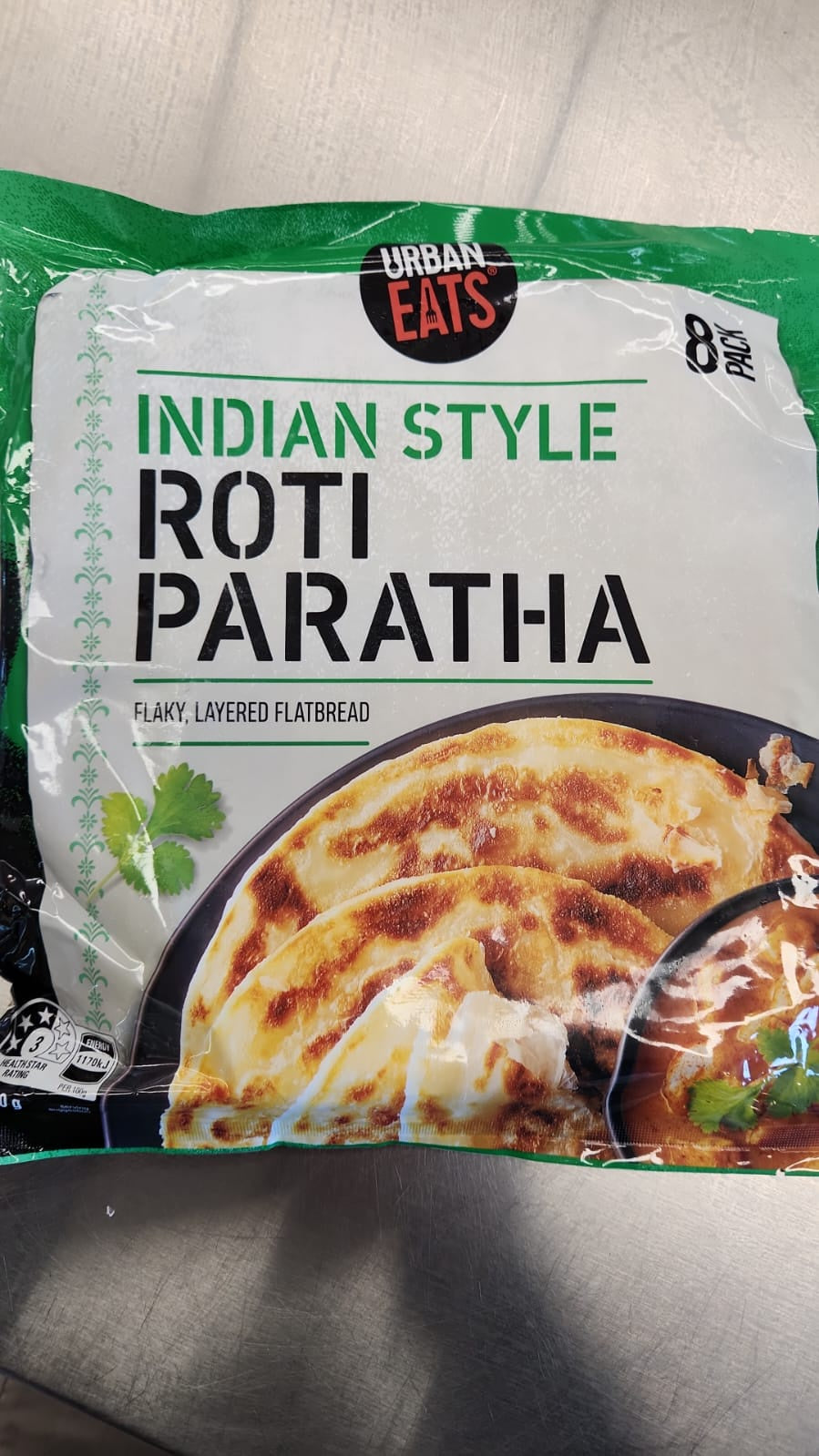 Urban Eats Indian Style Roti Paratha 8pk