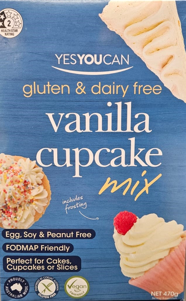 Yes You Can Gluten Free Vanilla Cupcake Mix 470g