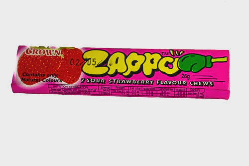 Zappo Strawberry Chews 29g