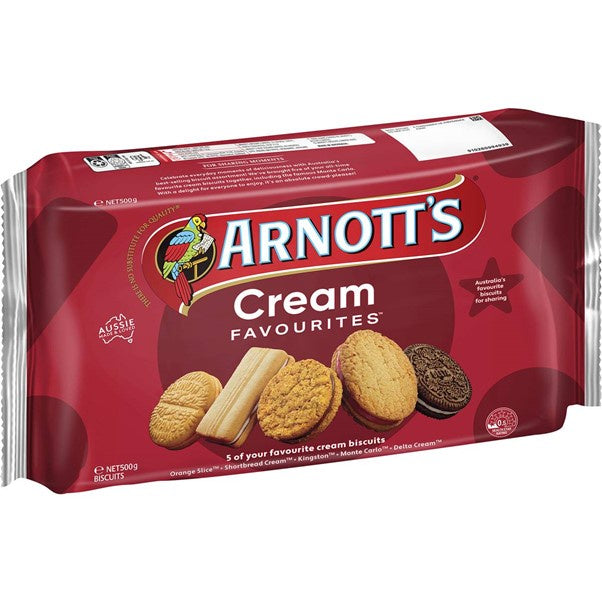 Arnott's Assorted Cream Favourites 500g