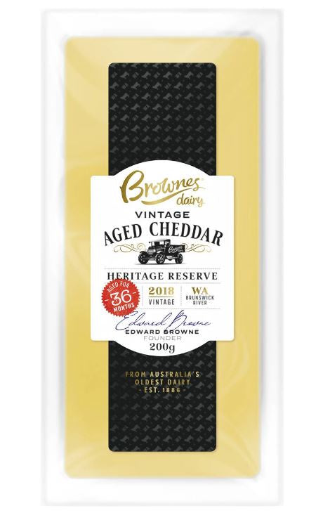 Brownes Vintage Aged Cheddar 200g