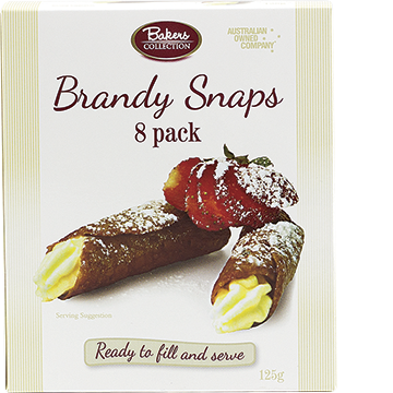 Bakers Collection Brandy Snaps 125g