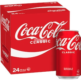 Coca Cola Cans Classic 24x375ml^