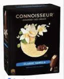 Connoisseur Vanilla Ice Cream 4 Pack