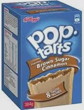 Kellogg's Pop Tart Brown Sugar/Cinnamon 384g