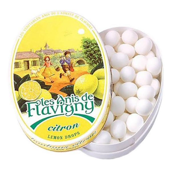 Les Anis de Flavigny Oval Tin Lemon 50g