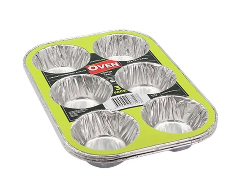 Lemon&Lime Foil Muffin Tray 3 Pack