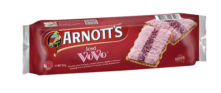 Arnott's Biscuits Iced VoVo 210g