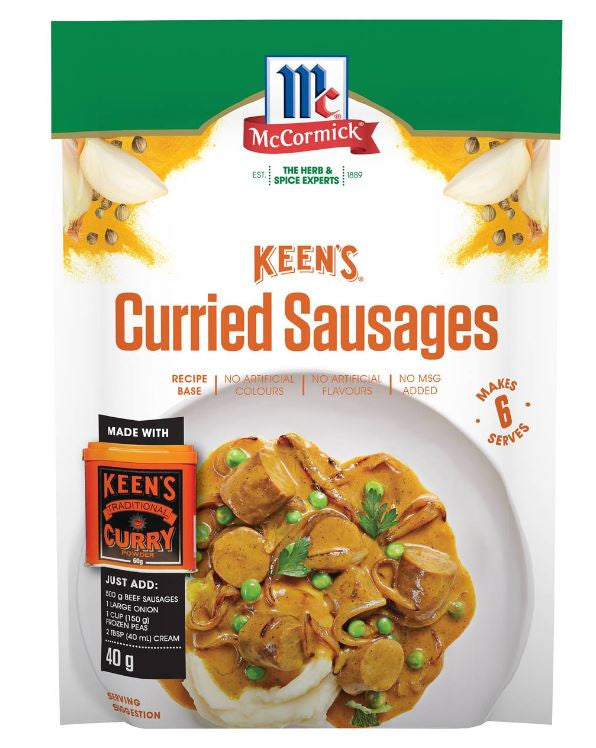 McCormick Curried Sausage Meal Base 40g