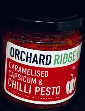 Orchard Ridge Caramelised Capsicum & Chilli Pesto 180g