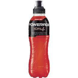 Powerade Berry Ice Zero Sugar Sip Cap 600ml