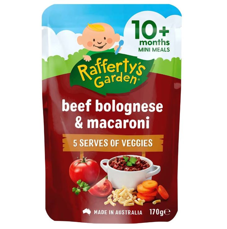 Rafferty's Garden 10m+ Beef Bolognese & Macaroni 170g